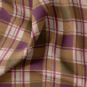 Printed Half Panama TINSLEY Green / Violet